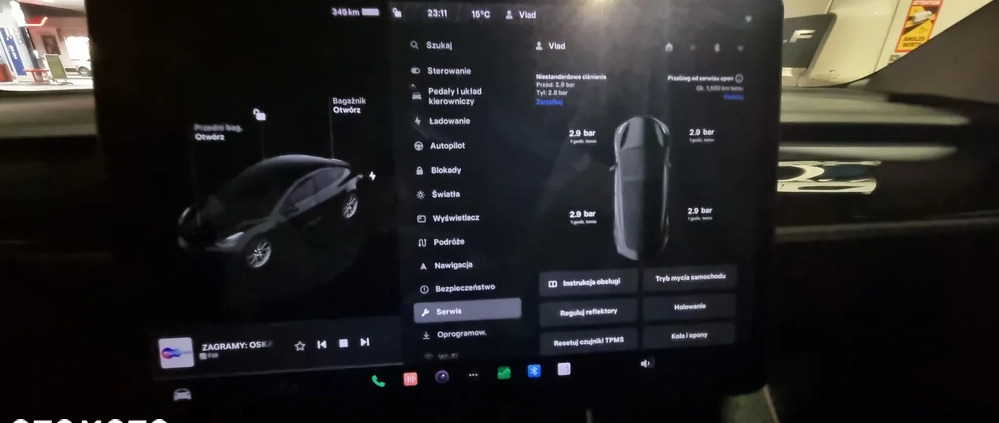 Tesla Model 3 cena 90000 przebieg: 83400, rok produkcji 2019 z Łódź małe 667